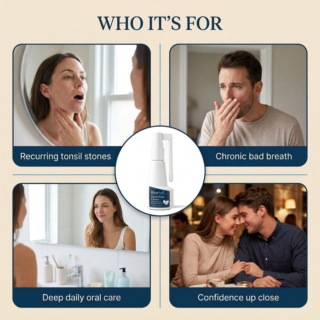 Tonsil Stone Spray — Reach & Clean Hidden Bacteria